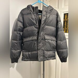Abercrombie Kids Gray Puffer Jacket